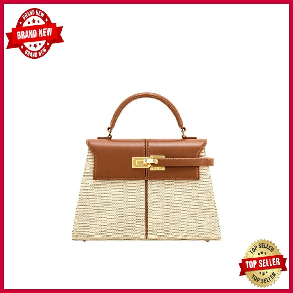 Large Vegan Leather Satchel with Adjustable Strap, Top Handle Bag